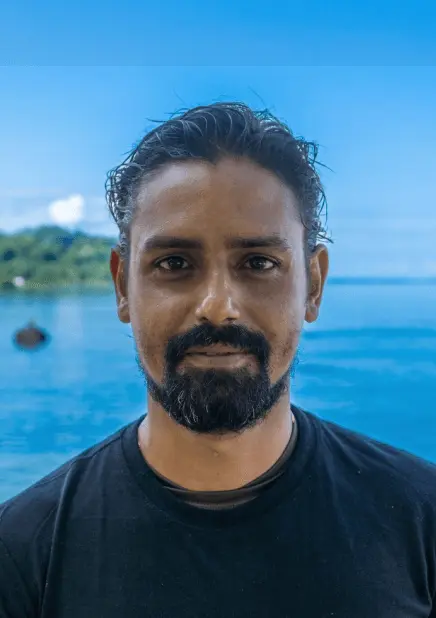Jean Carlo Blanco, marine conservationist and coral restoration lead